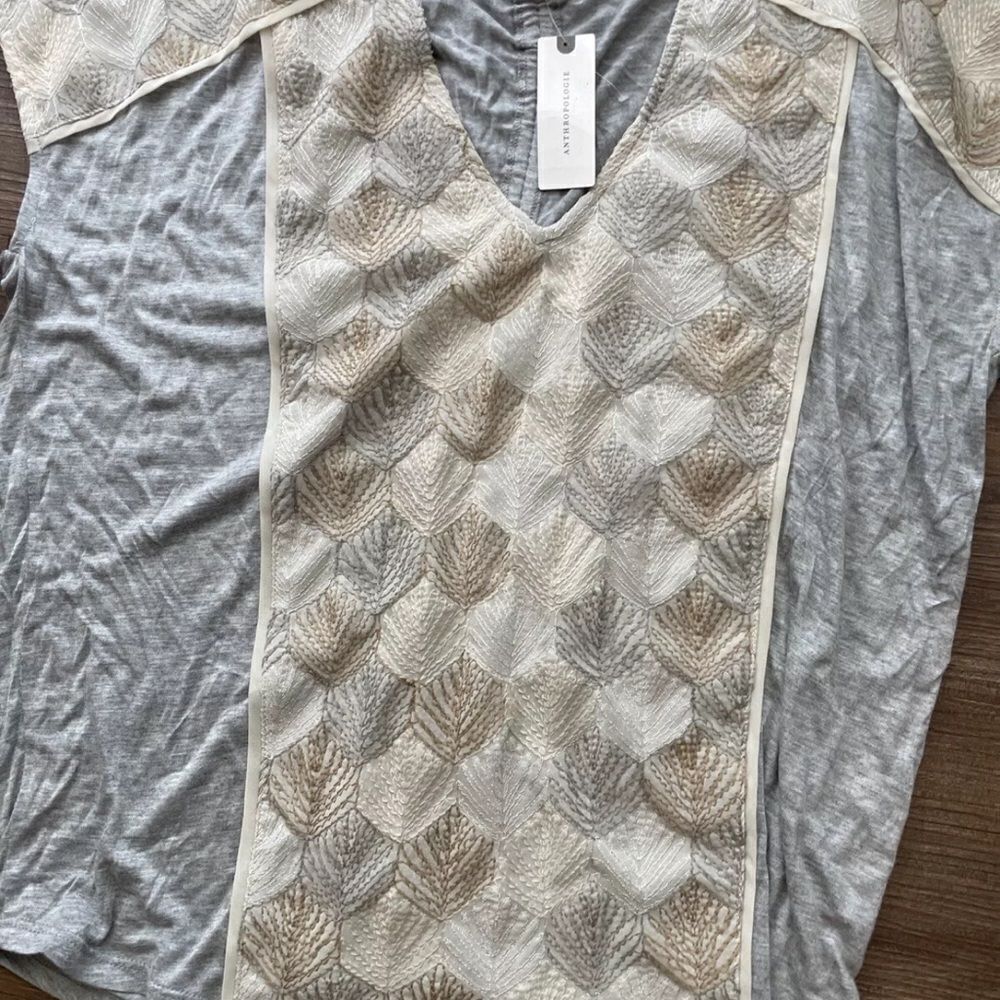 Anthropologie Embroidered Top - Picture 3 of 4
